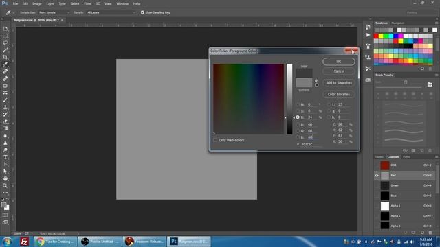 Editing RAW Terrain Files for Open Sim in Photoshop CC смотреть онлайн
