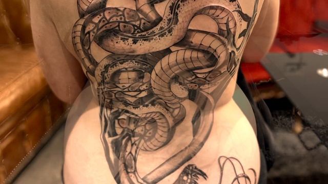 Snake Tattoo for Romane @impakttattoo2307 смотреть онлайн