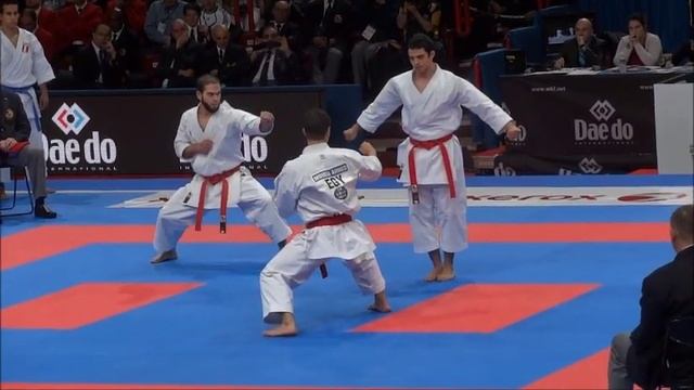 Team Kata + Bunkai UNSU by Egypt National Team - 21st WKF World Karate Championships смотреть онлайн