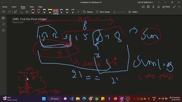LeetCode 2485 : Find the Pivot Integer || EASY || JAVA || Detailed Solution смотреть онлайн
