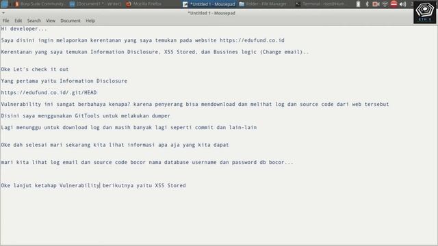 Git Disclosure, XSS Store, Business Logic | UIN Malang смотреть онлайн