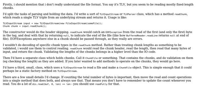 Code Review: How to make this TLV Reader class look nicer and work smoother? (4 Solutions!!) смотреть онлайн