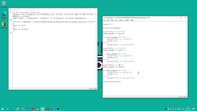 Continuing the Quiz | Python 3 Tutorial | Episode 9 смотреть онлайн