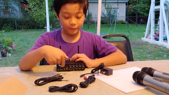 Fifine K036 Wireless Microphone System ║Karaoke Microphone ║Josh&Sarah Unboxing смотреть онлайн