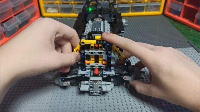 Новое шасси с экспериментальной подвеской из лего техник! (Эксперимент удался) смотреть онлайн