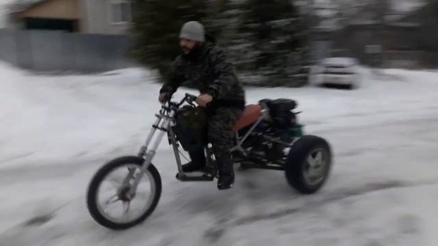 трицикл трайк из мотоблока дрифт трайк своими руками смотреть онлайн