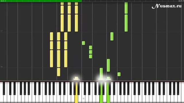 Franky - Hysteria Piano Tutorial (Synthesia + Sheets + MIDI) смотреть онлайн