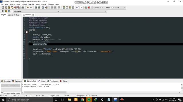 how to calculate time elapsed in c++(dev c++) смотреть онлайн