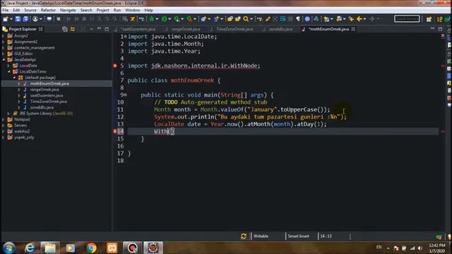Java DATE API de Month Enum Kullanımı Ders 7 смотреть онлайн