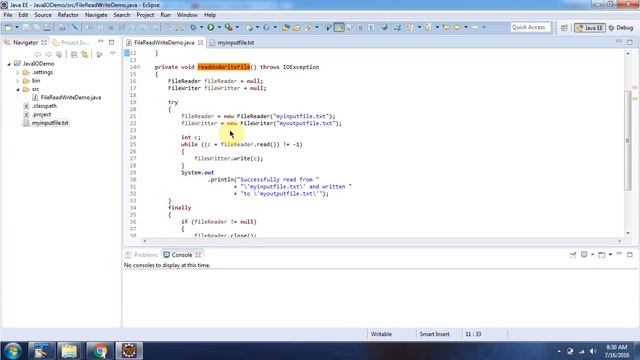 How to read and write using FileReader and FileWriter? | Java IO | Java Tutorial смотреть онлайн