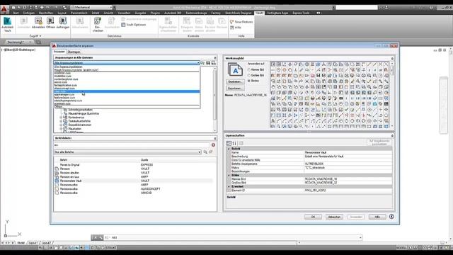 AutoCAD Vault Revisionsliste Button смотреть онлайн