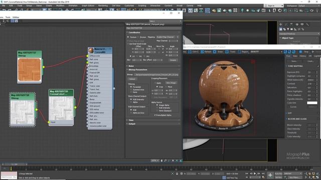 Corona for 3ds Max | Creating Realistic Plastic, Wood, Concrete & Metal Materials | Tutorial #110 смотреть онлайн