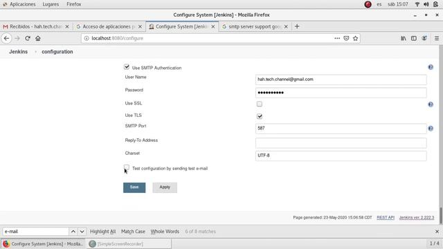 SMTP GMAIL FOR FREE | How to configure SMTP server to send out emails for free in JENKINS смотреть онлайн