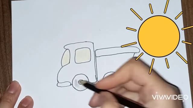 Kamaz şəkli/ maşın şəkli/ kamaz şəkli çəkmək/ Rəsm çəkmək/ drawing #kamaz #maşın смотреть онлайн