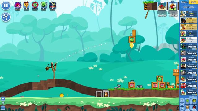Angry Birds Friends on Facebook Pig Out Tournament Level 3 No Power Ups 3 Stars May 15 2017 смотреть онлайн