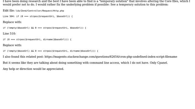 Magento: Cron causing errors in Magento 1.9.2.2 смотреть онлайн