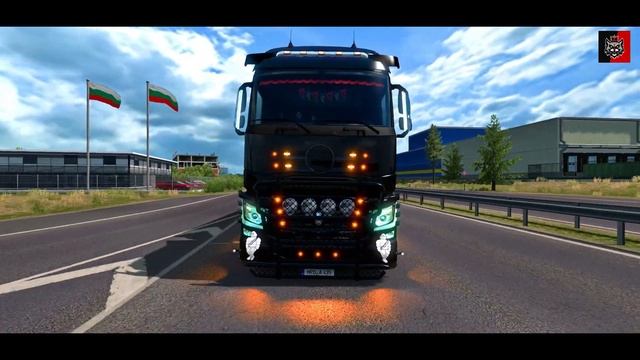 Renault T Range V8 Custom Tuning MULTIPLAYER ETS2 1.40 MP смотреть онлайн