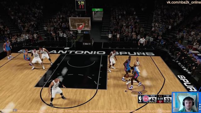 NBA 2K15 MY TEAM #52 Domination СтарПерцы vs Spurs (последняя игра против команды NBA) смотреть онлайн