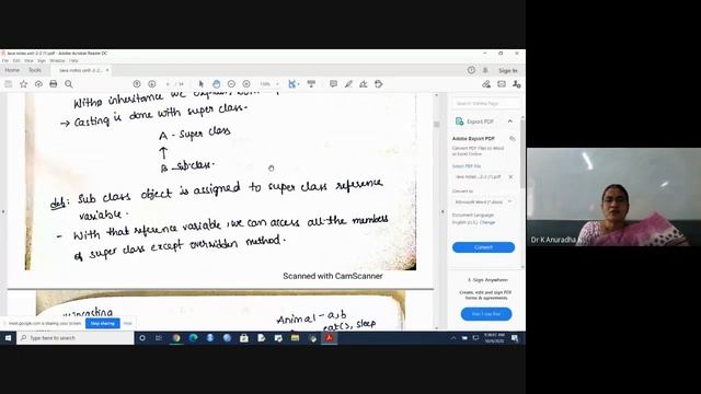 Chapter 15 | JAVA Type Casting | Dr K Anuradha смотреть онлайн