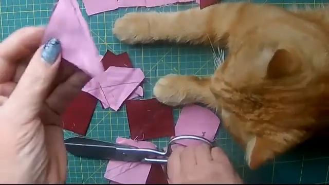 Прихватки "Звезда бордо"Лоскутная техника. смотреть онлайн