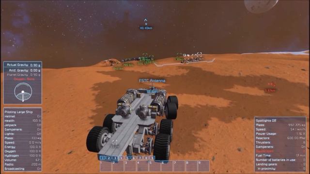 Space Engineers Large Rover Build Off part 1 смотреть онлайн