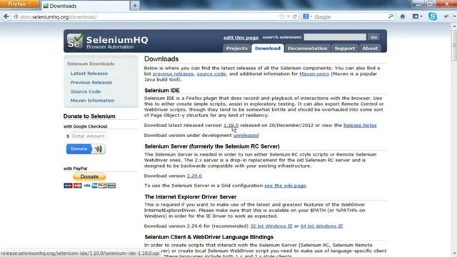 Selenium IDE Installation смотреть онлайн