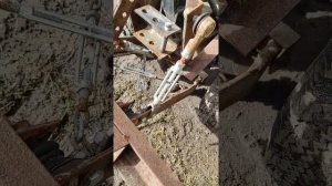 Мотоблок "Ока" с передним адаптером.