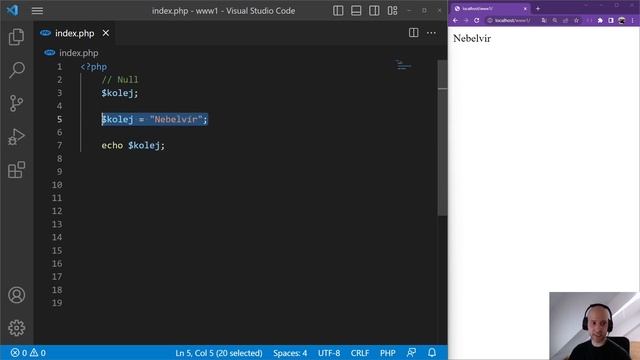15. PHP 2023 - Hodnota null v proměnné смотреть онлайн
