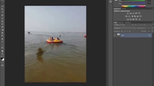 Как удалить ненужные объекты в фотошоп? Легко. смотреть онлайн