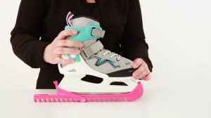 Как надеть защиту лезвий на коньки? ( Чехлы для коньков) | Декатлон