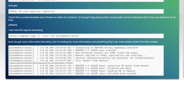How to enter a redis-server shell inside a running docker-compose container смотреть онлайн