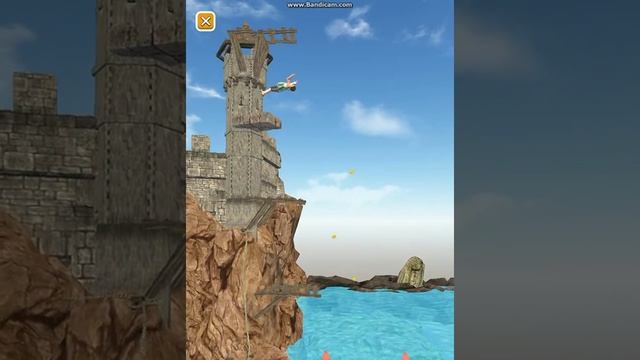 Flip Diving! Серия 2! Локация Замок! Игра прыжки в воду! Прохождение смотреть онлайн