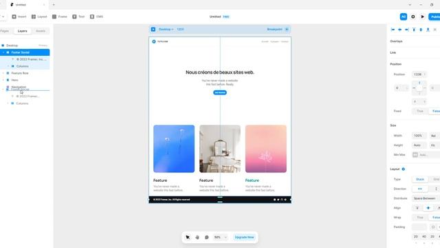 Découverte de Framer : Développer un site web sans écrire de code смотреть онлайн