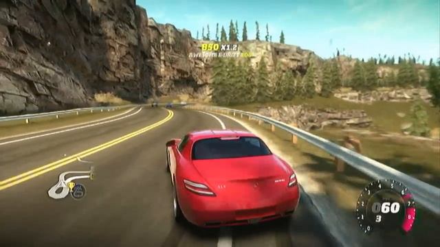 Forza Horizon Mercedes SLS AMG Freestyle Drifting And Tunnel Runs смотреть онлайн
