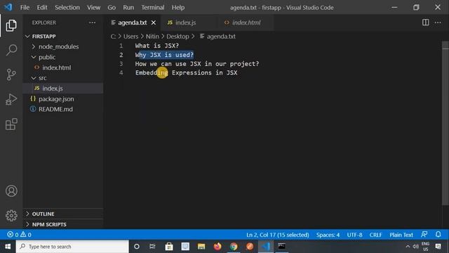JSX In React.js | What is JSX in React and why JSX is used ? in Hindi 2021 смотреть онлайн