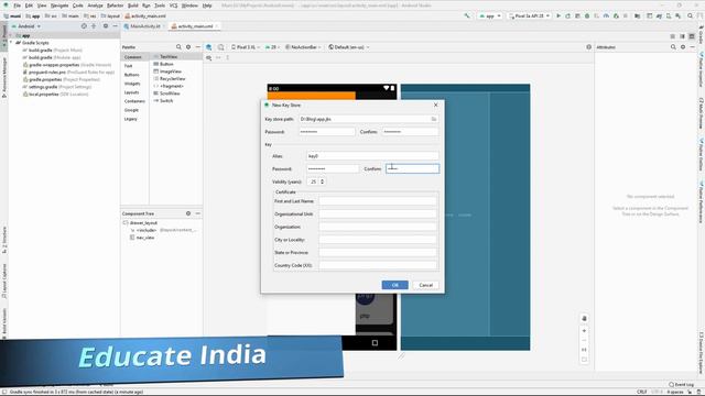 How to Generate Signed APK file in Android Studio(TODAY) смотреть онлайн