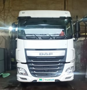 Отключение мочевины adblue DAF XF106 EAS-4 euro 5 при помощи эмулятора BoardControl в СПБ TruckSoft