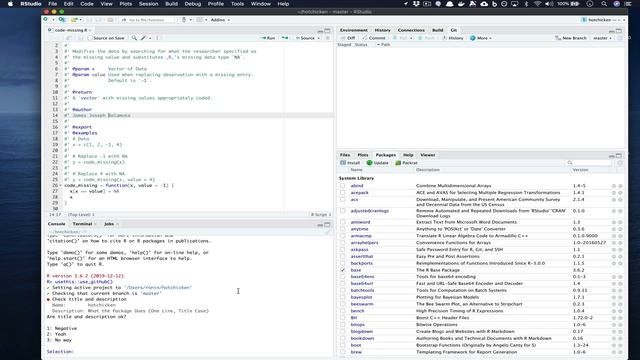 {usethis} with Version Control смотреть онлайн