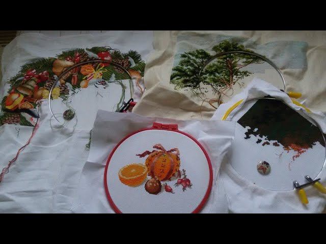 #вышивкакрестом Вышивальная неделя 16-22 декабря 2019г Финиш с Дубовой рощей. смотреть онлайн