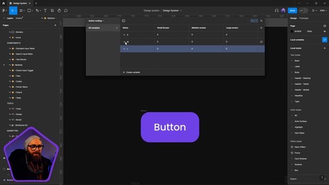 Figma Variables, Dynamic spacing tokens смотреть онлайн