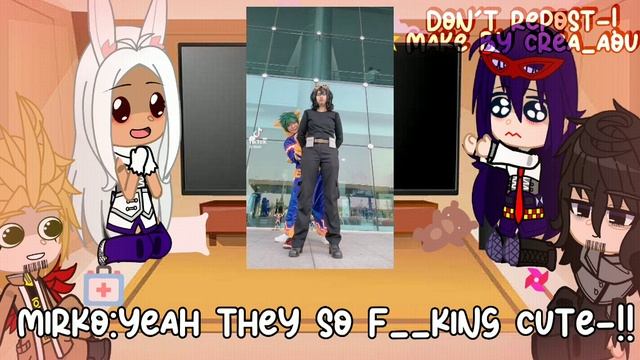 some pro heroes react to bkdk [No thumbnail] смотреть онлайн