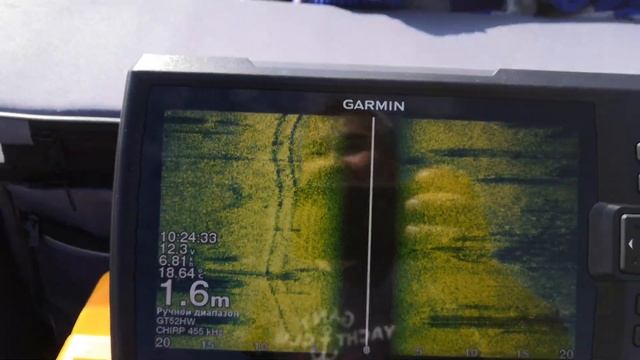 Garmin Striker Vivid 9sv первые пробы.