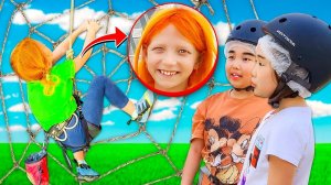 НАШ ВЫХОДНОЙ! ГУЛЯЕМ в ПАРКЕ! ВСТРЕТИЛИ АМИНКУ ВИТАМИНКУ и ее СЕСТЕР!