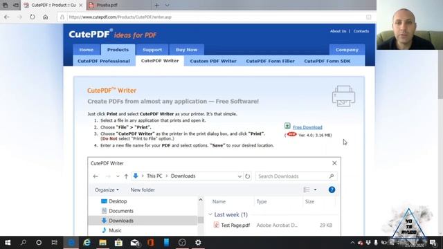 Crea PDF desde cualquier archivo (documento, imagen) o WEB - Te lo explico fácil paso a paso. смотреть онлайн