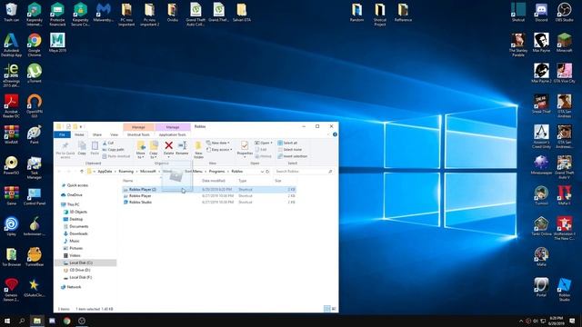 Roblox - How to change desktop shortcut icon. смотреть онлайн
