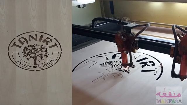 COREL DRAW TO RDWorks V8 TO MACHINE LASER CO2 صناعة لوغو بواسطة مكنة ليزر CO2 تطبيق على الكوريل در смотреть онлайн