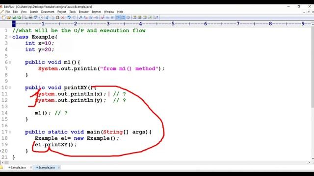 Java program Execution flow смотреть онлайн
