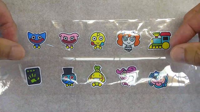 DIY Handmade Sticker Book😊How To Make Poppy Playtime Chapter 3 Sticker Book！School Craft Ideas