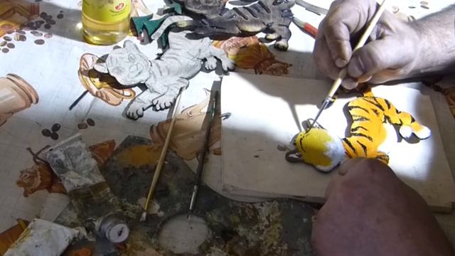 Как нарисовать тигра? Подарок на новый год смотреть онлайн