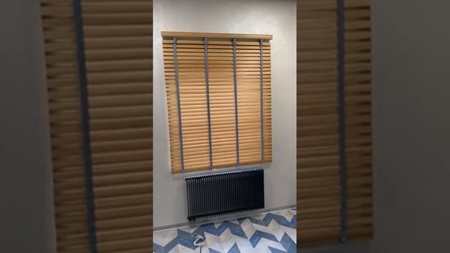 Деревянные жалюзи с электроприводом смотреть онлайн